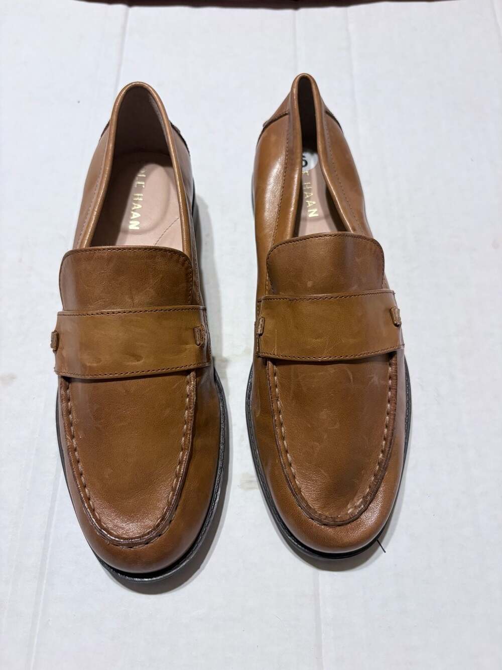 Cole Haan Brown Leather Penny Loafers Size 6 item 317 - Picture 8 of 9
